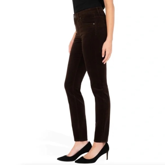 Kut from the Kloth Pants - Kut from the Kloth Womens Diana Skinny Corduroy Pant In Bean Brown Size 2